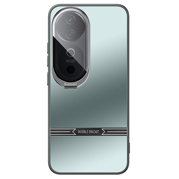 For vivo S19 5G Case PC+TPU Matte Anti-drop Phone Cover with Lens Lid Kickstand - Cyan