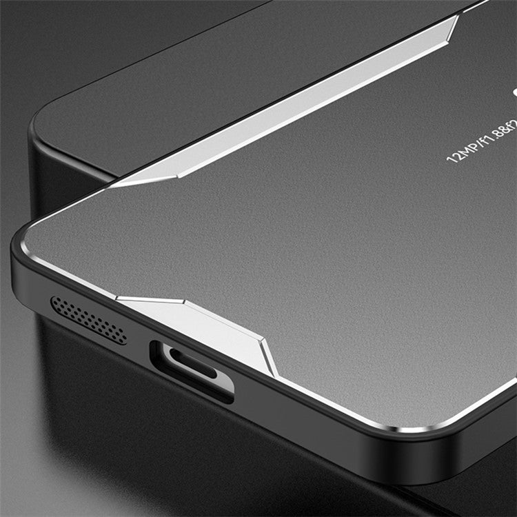 For vivo S19 5G Case Anti-Drop Aluminium Alloy Metal Phone Cover - Silver