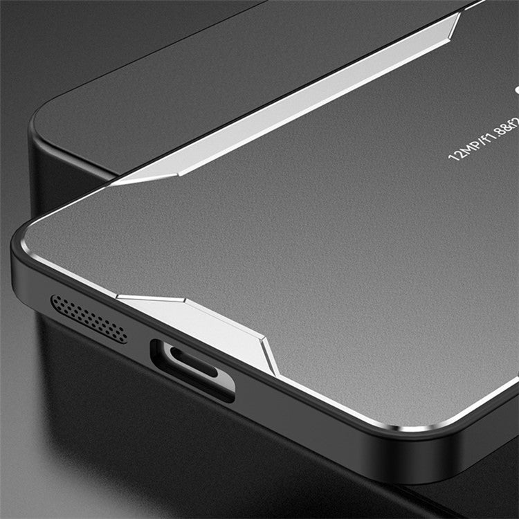 For vivo S19 Pro 5G Case Aluminium Alloy Armor Phone Cover Comfort Grip - Silver