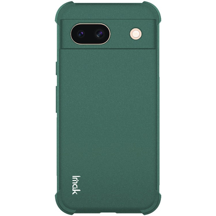 IMAK For Google Pixel 8a Case Reinforced Corners Matte TPU Phone Cover - Green