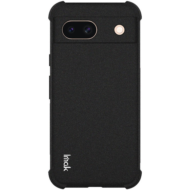 IMAK For Google Pixel 8a Case Reinforced Corners Matte TPU Phone Cover - Black