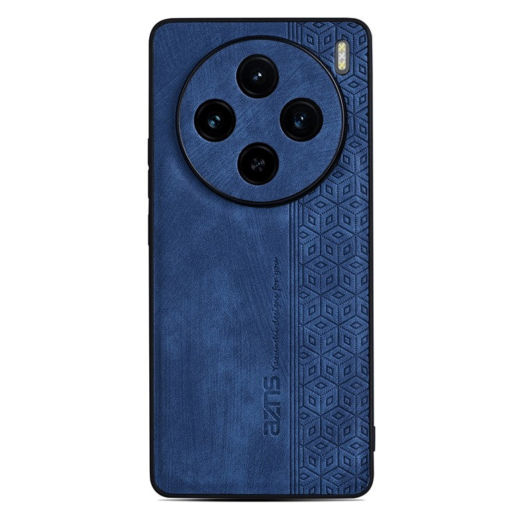 AZNS For vivo X100s 5G Case Leather+TPU Shockproof Anti-Slip Phone Cover - Blue