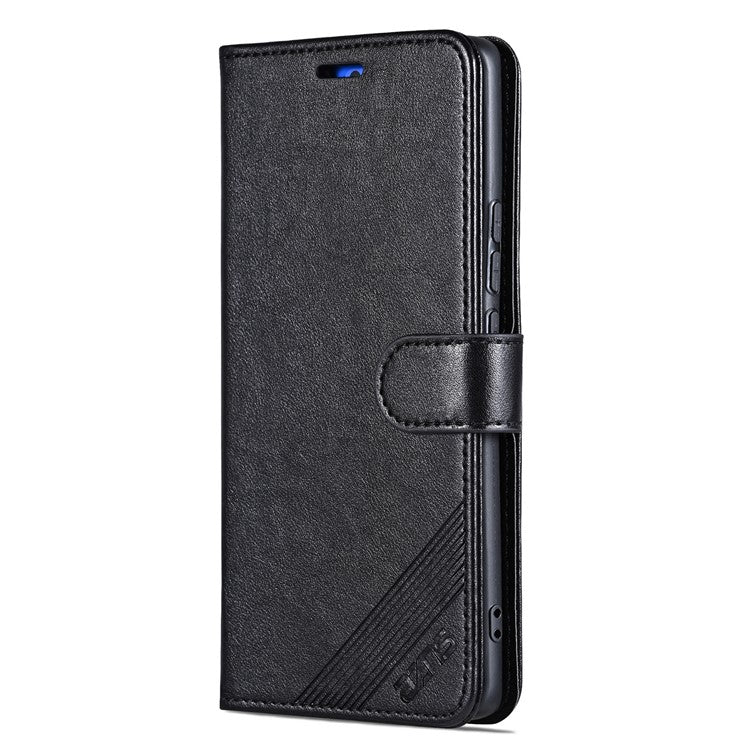 AZNS For vivo S19 5G Case Wallet PU Leather Phone Cover Full Protection -  Black