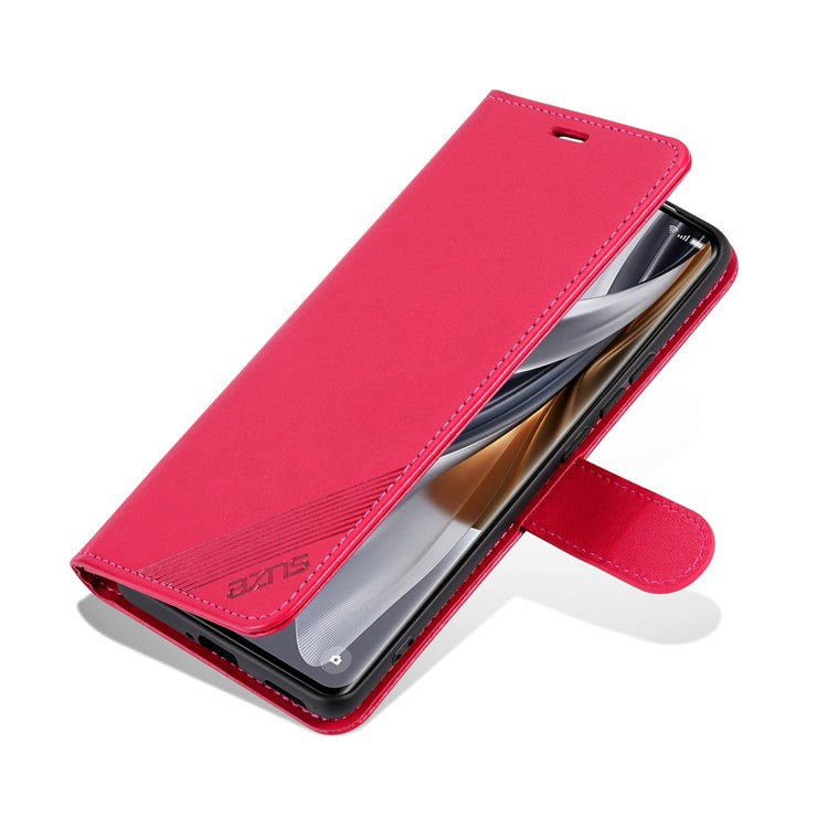 AZNS For vivo S19 5G Case Wallet PU Leather Phone Cover Full Protection -  Red