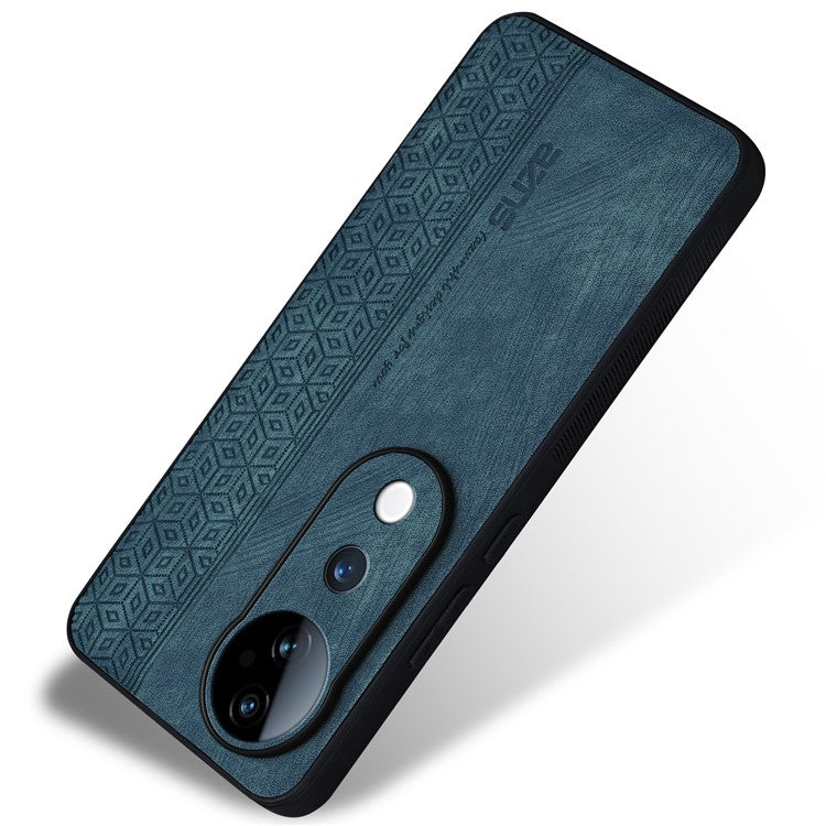 AZNS For vivo S19 5G Case Leather+TPU Phone Cover Dual Layer Shockproof Drop Protection - Green