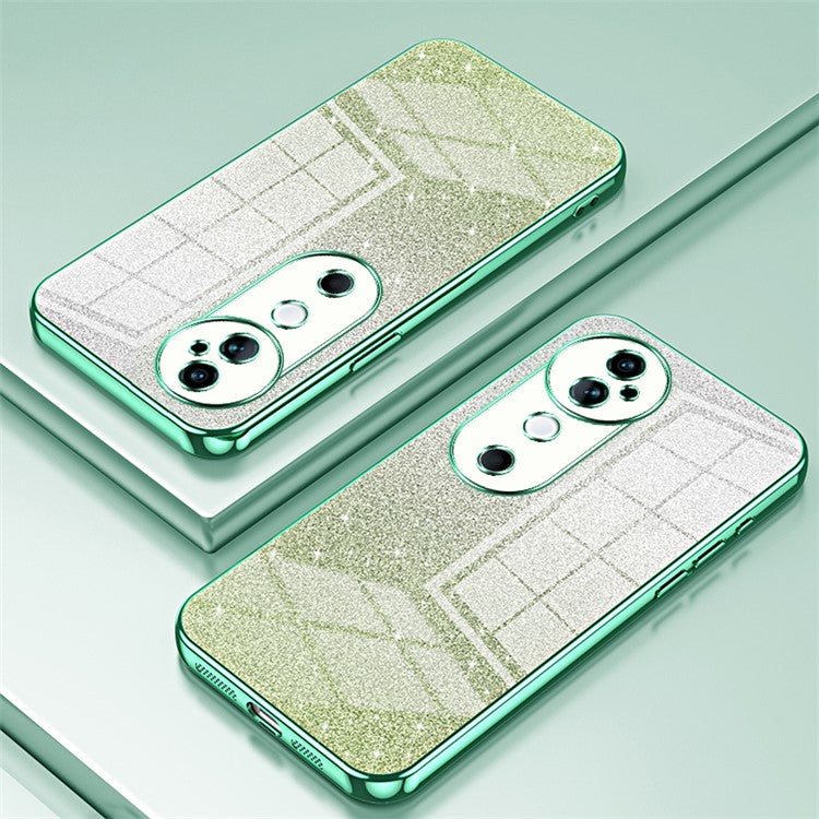 For vivo S19 5G Case Bling Gradient Glitter Soft TPU Phone Cover - Green