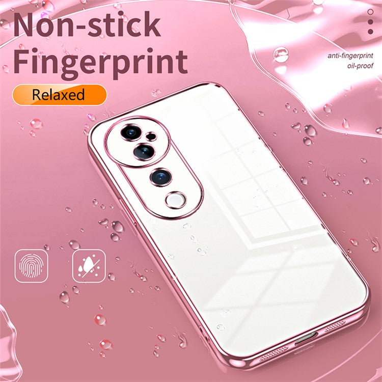 For vivo S19 Pro 5G Case Electroplating Shockproof TPU Phone Cover - Transparent