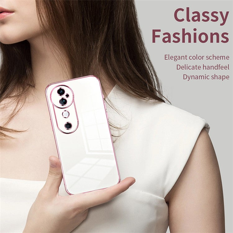 For vivo S19 5G Case Electroplating Soft TPU Phone Cover - Transparent