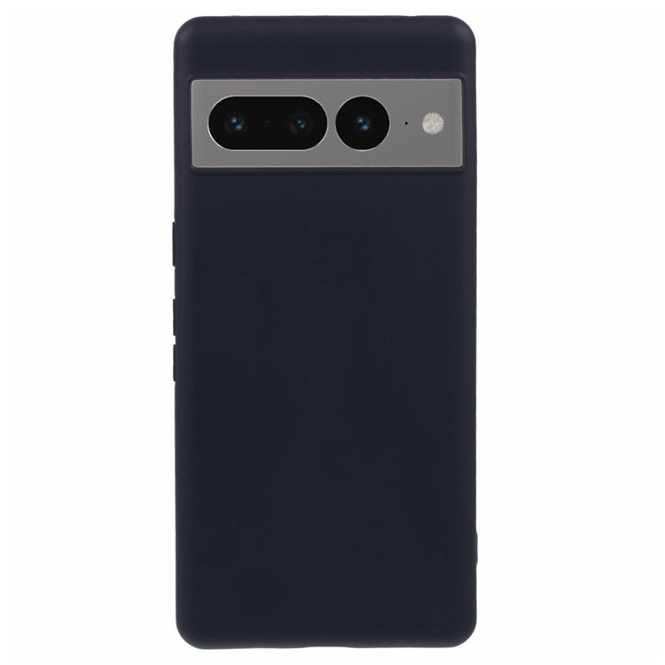 For Google Pixel 7 Pro 5G Case 2.0mm TPU Phone Cover with Anti-Scratch Fiber Lining - Black