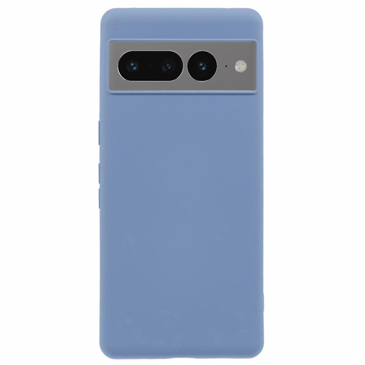 For Google Pixel 7 Pro 5G Case 2.0mm TPU Phone Cover with Anti-Scratch Fiber Lining - Grey