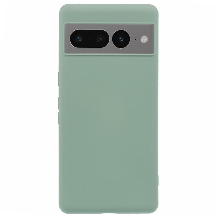 For Google Pixel 7 Pro 5G Case 2.0mm TPU Phone Cover with Anti-Scratch Fiber Lining - Green