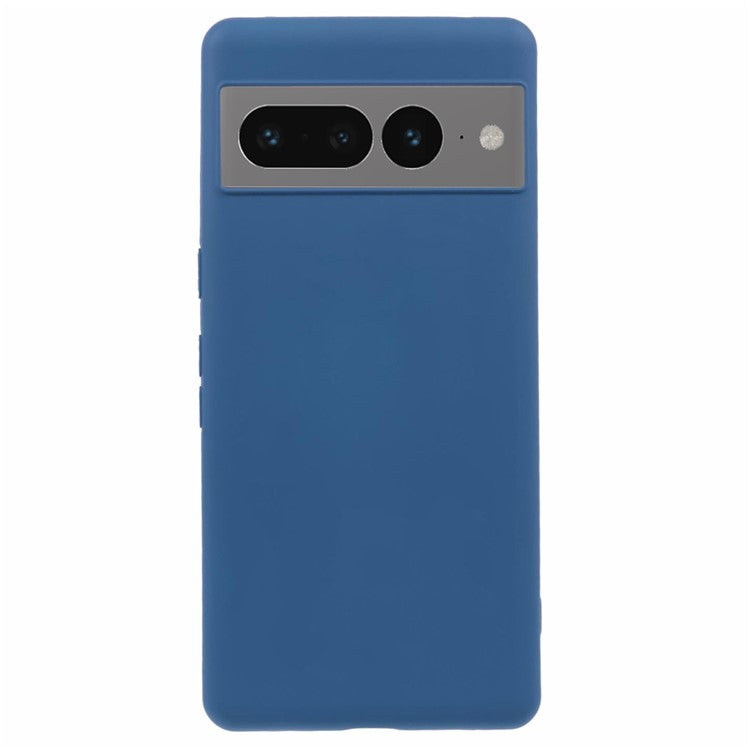 For Google Pixel 7 Pro 5G Case 2.0mm TPU Phone Cover with Anti-Scratch Fiber Lining - Blue