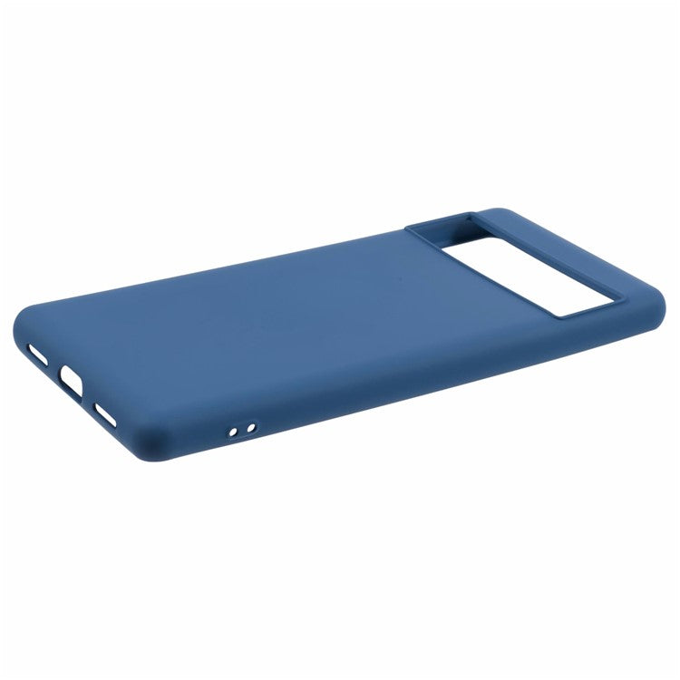 For Google Pixel 7 Pro 5G Case 2.0mm TPU Phone Cover with Anti-Scratch Fiber Lining - Blue