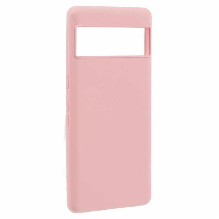 For Google Pixel 7 Pro 5G Case 2.0mm TPU Phone Cover with Anti-Scratch Fiber Lining - Pink