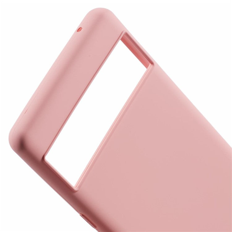 For Google Pixel 7 Pro 5G Case 2.0mm TPU Phone Cover with Anti-Scratch Fiber Lining - Pink