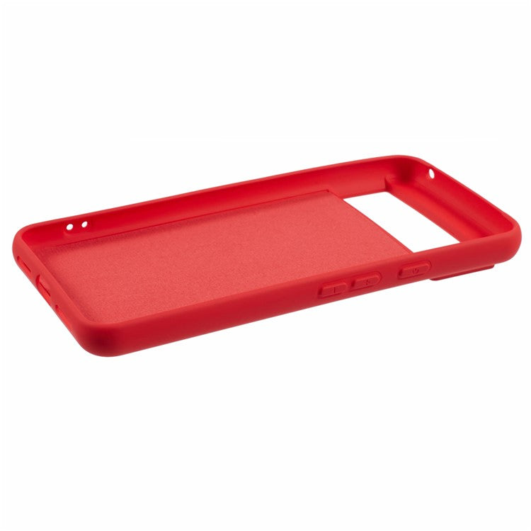 For Google Pixel 8 Case 2.0mm TPU Phone Cover Arc Edge - Red