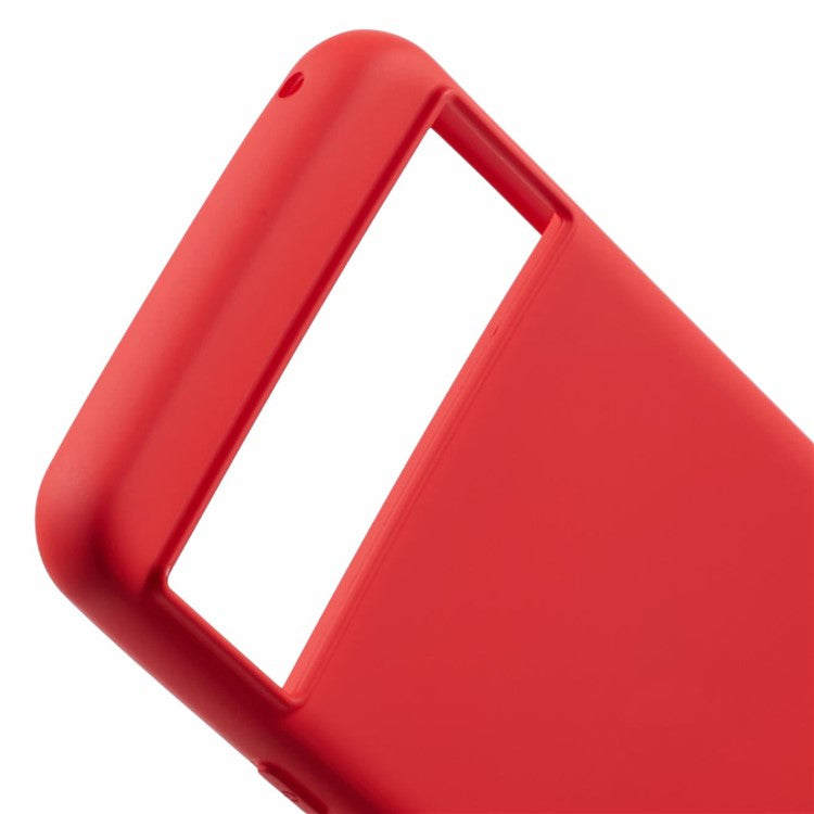 For Google Pixel 8 Case 2.0mm TPU Phone Cover Arc Edge - Red