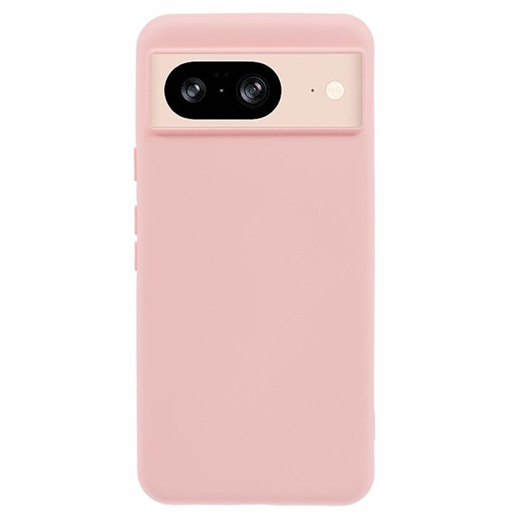 For Google Pixel 8 Case 2.0mm TPU Phone Cover Arc Edge - Pink