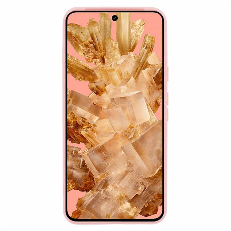 For Google Pixel 8 Case 2.0mm TPU Phone Cover Arc Edge - Pink