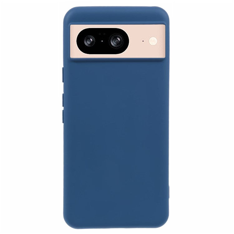 For Google Pixel 8 Case 2.0mm TPU Phone Cover Arc Edge - Blue