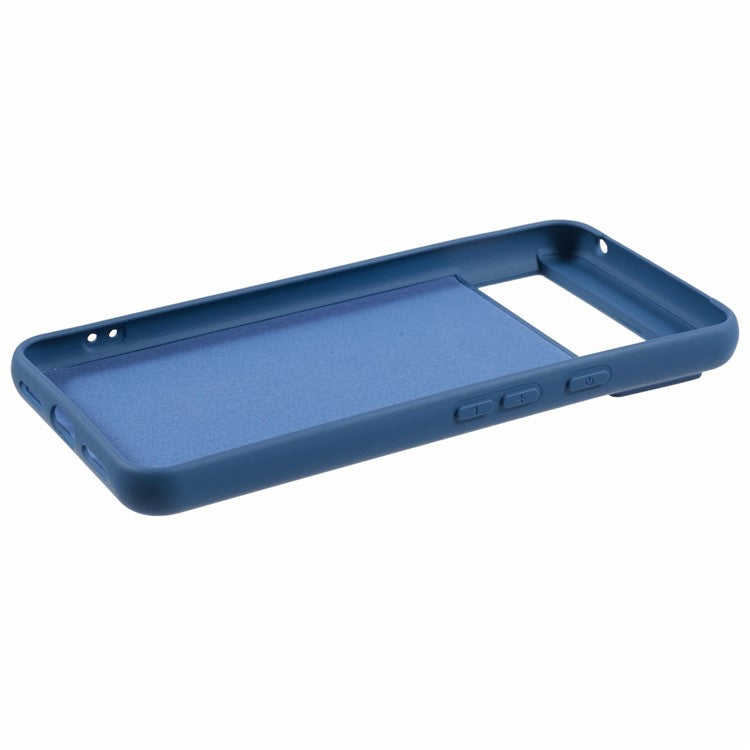 For Google Pixel 8 Case 2.0mm TPU Phone Cover Arc Edge - Blue