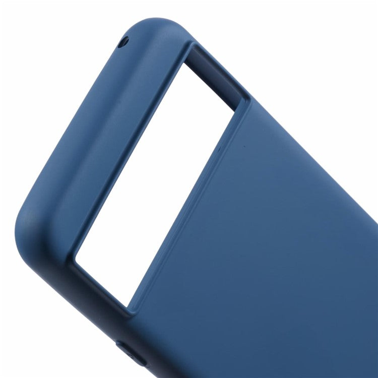 For Google Pixel 8 Case 2.0mm TPU Phone Cover Arc Edge - Blue