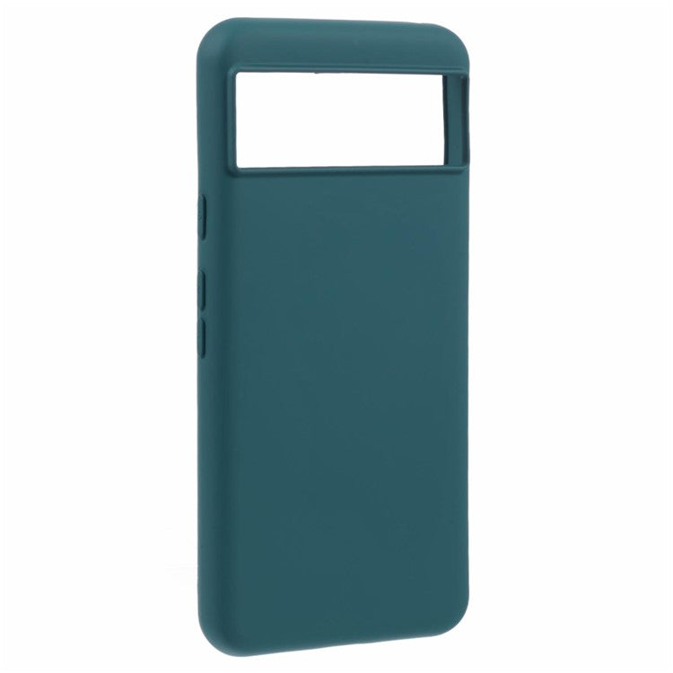 For Google Pixel 8 Case 2.0mm TPU Phone Cover Arc Edge - Midnight Green