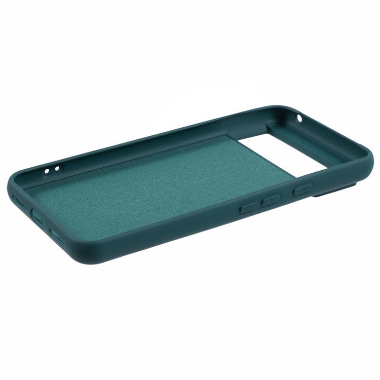 For Google Pixel 8 Case 2.0mm TPU Phone Cover Arc Edge - Midnight Green