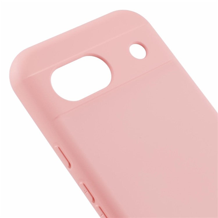 For Google Pixel 8a Case Arc Edge 2.0mm Silky Soft Touch TPU Phone Cover - Pink