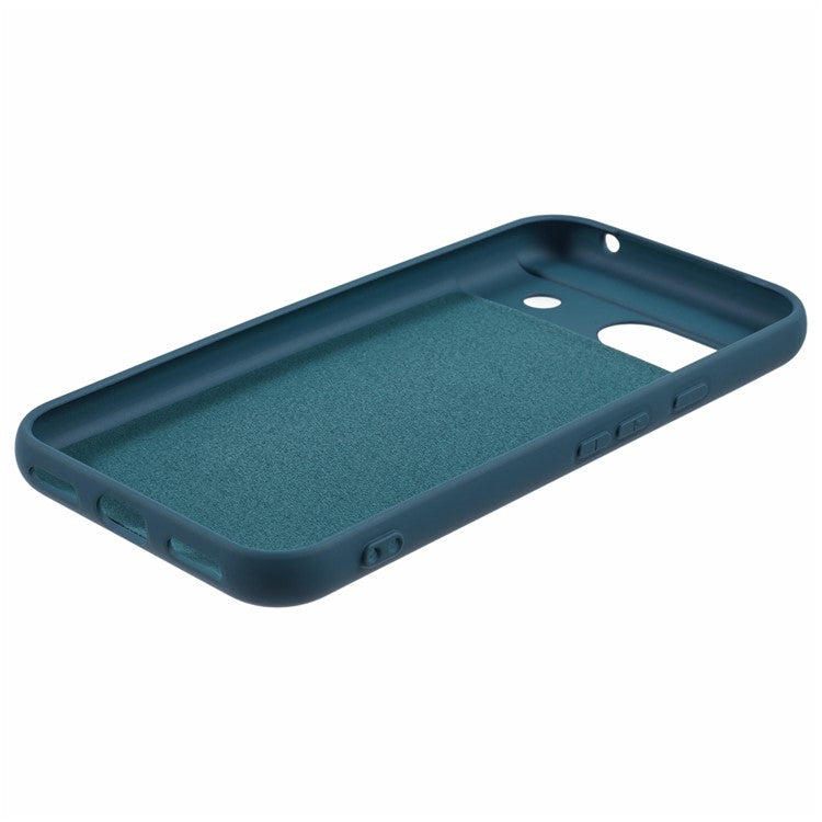 For Google Pixel 8a Case Arc Edge 2.0mm Silky Soft Touch TPU Phone Cover - Midnight Green