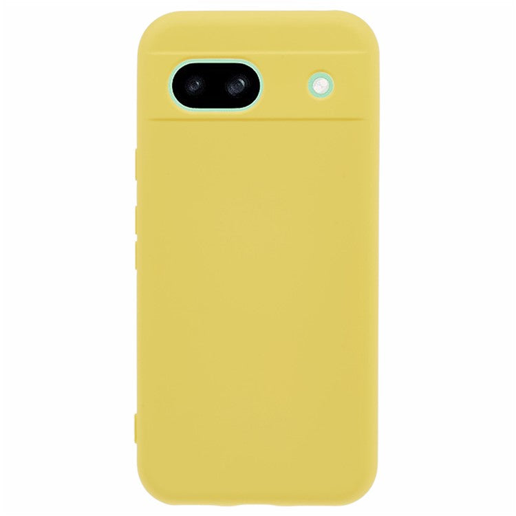 For Google Pixel 8a Case Arc Edge 2.0mm Silky Soft Touch TPU Phone Cover - Yellow