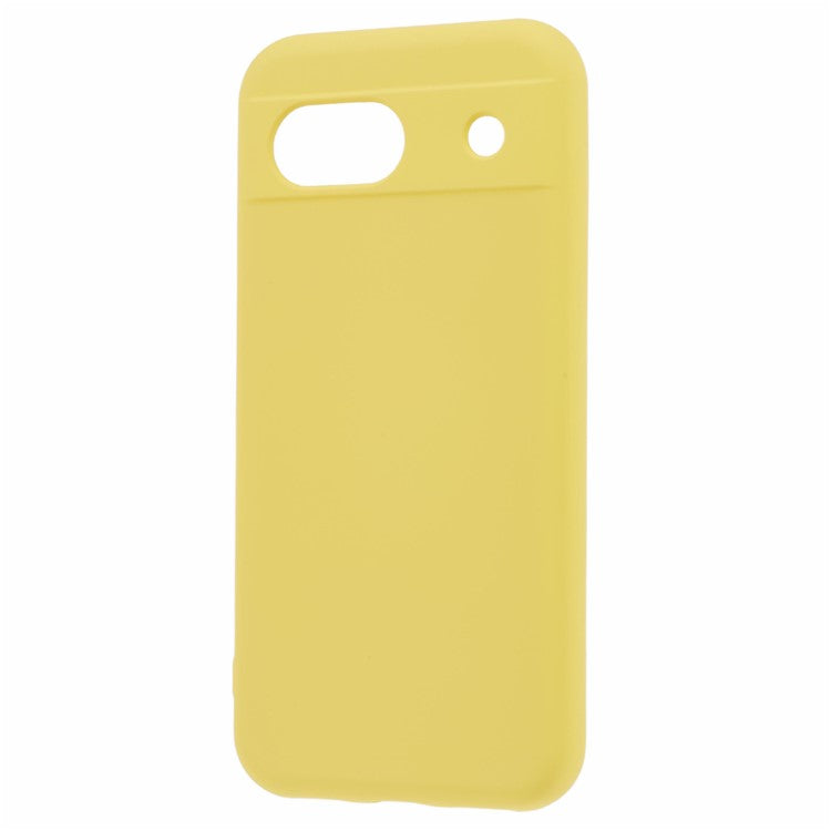 For Google Pixel 8a Case Arc Edge 2.0mm Silky Soft Touch TPU Phone Cover - Yellow