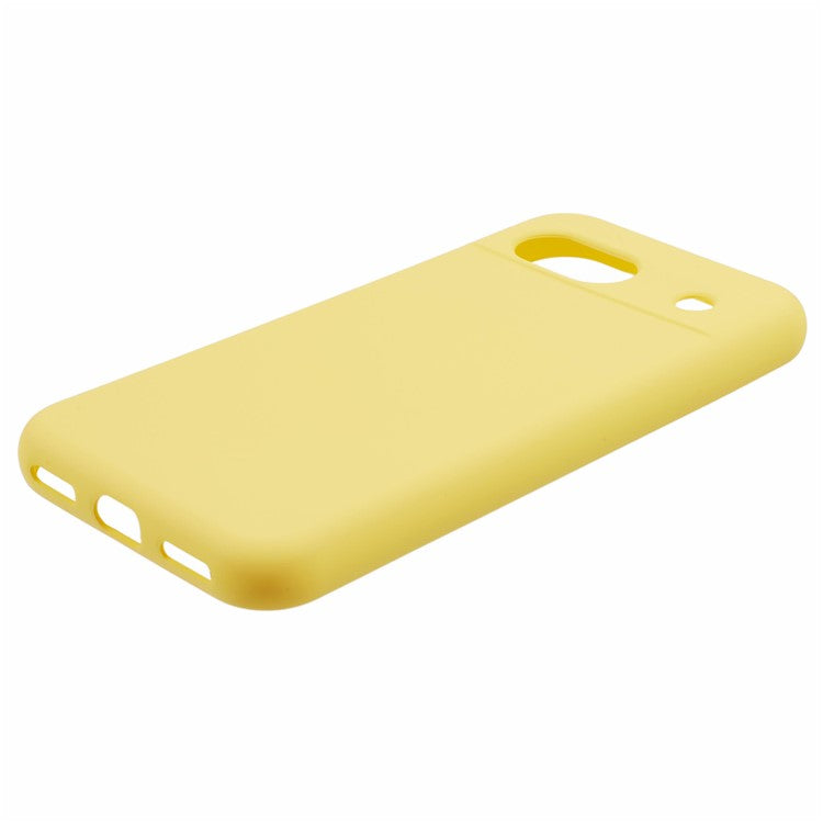 For Google Pixel 8a Case Arc Edge 2.0mm Silky Soft Touch TPU Phone Cover - Yellow