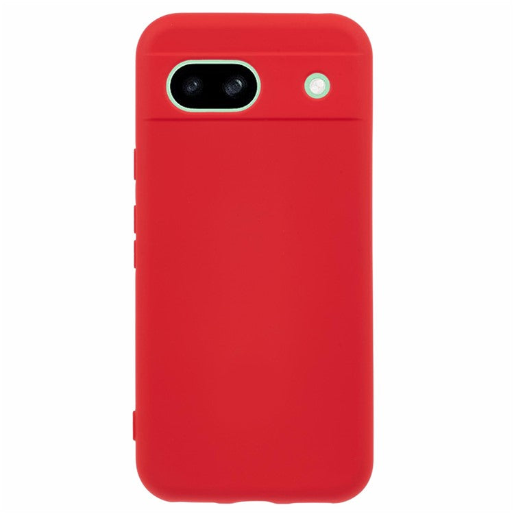 For Google Pixel 8a Case Arc Edge 2.0mm Silky Soft Touch TPU Phone Cover - Red