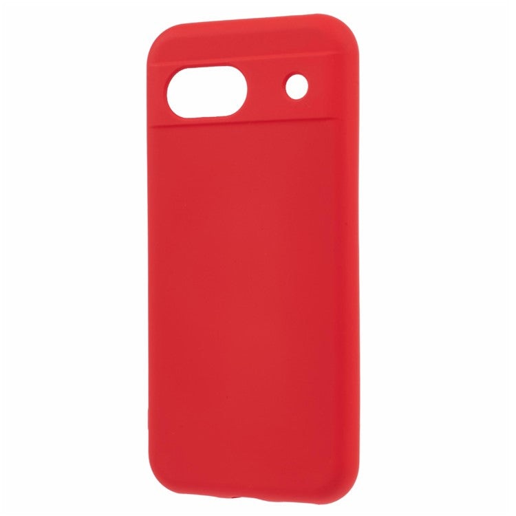 For Google Pixel 8a Case Arc Edge 2.0mm Silky Soft Touch TPU Phone Cover - Red