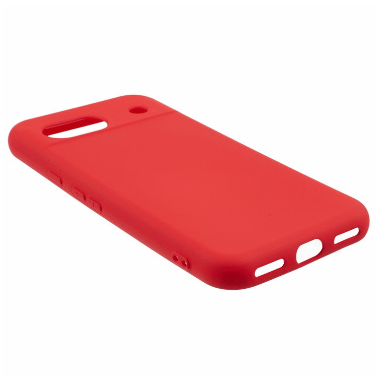 For Google Pixel 8a Case Arc Edge 2.0mm Silky Soft Touch TPU Phone Cover - Red