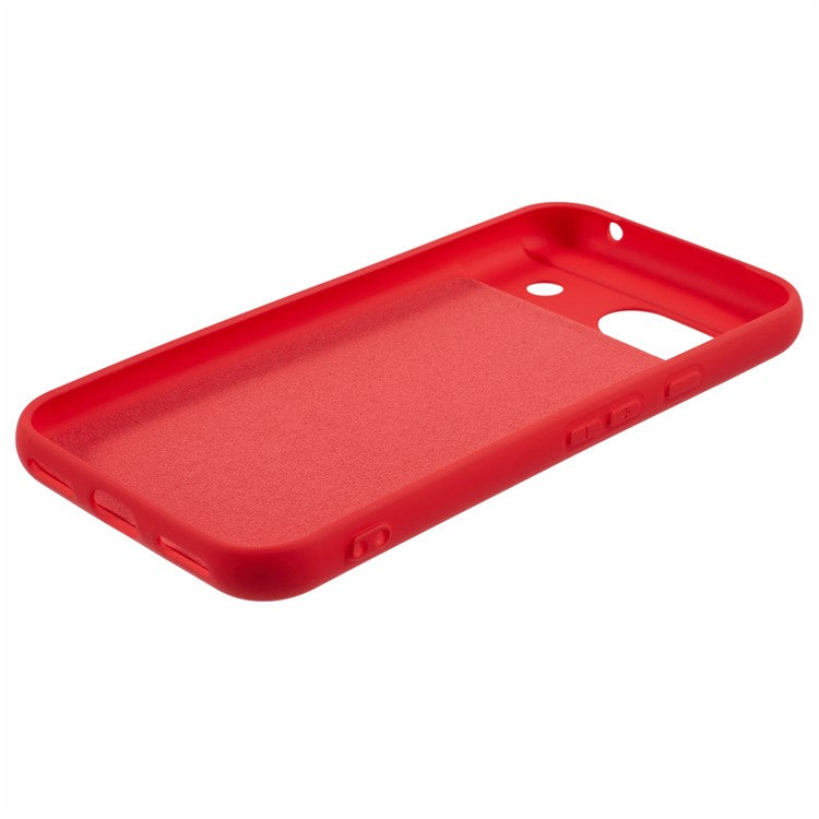 For Google Pixel 8a Case Arc Edge 2.0mm Silky Soft Touch TPU Phone Cover - Red