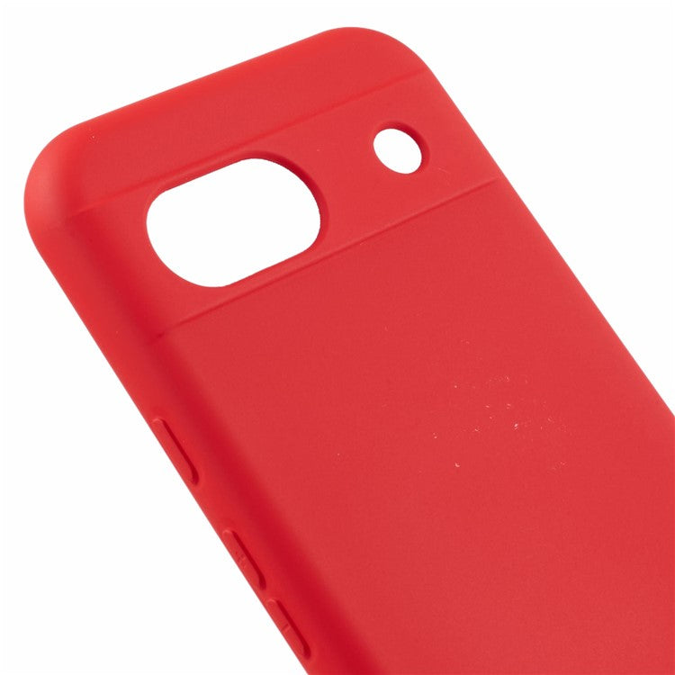 For Google Pixel 8a Case Arc Edge 2.0mm Silky Soft Touch TPU Phone Cover - Red