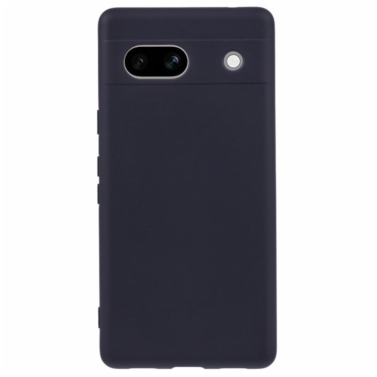 For Google Pixel 7a Case 2.0mm TPU Anti-Scratch Phone Cover Smooth Arc Edge - Black