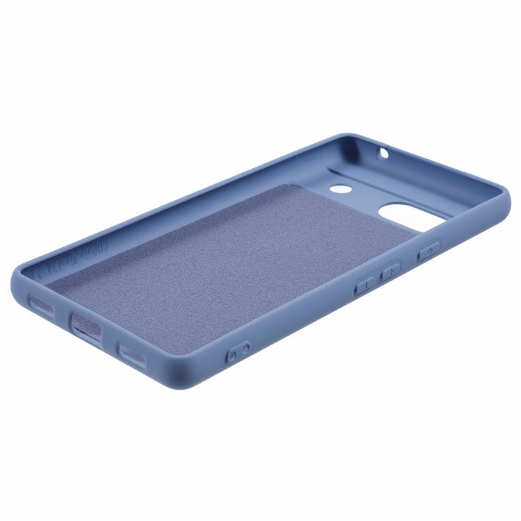 For Google Pixel 7a Case 2.0mm TPU Anti-Scratch Phone Cover Smooth Arc Edge - Grey