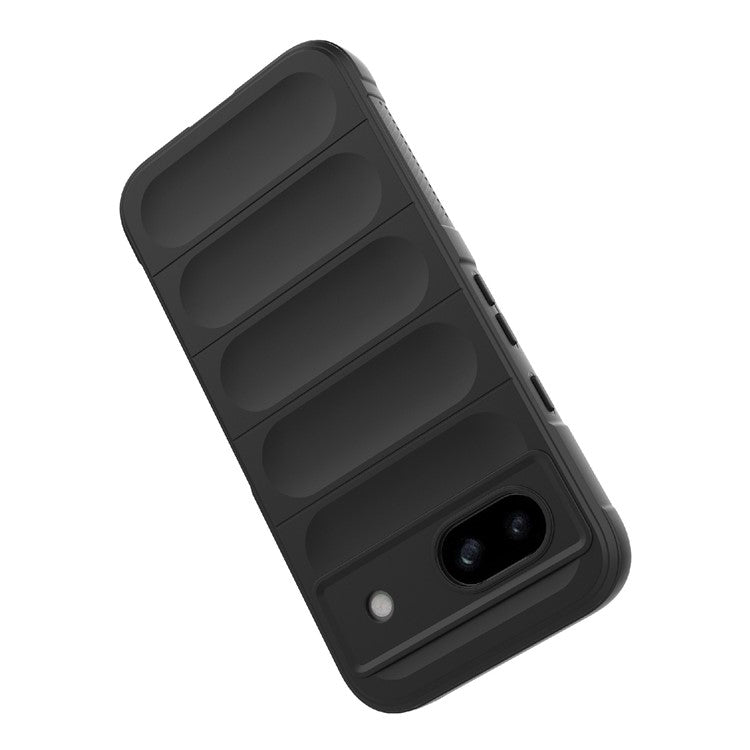 For Google Pixel 8a Case Anti-Drop Mobile Phone TPU Back Cover - Black