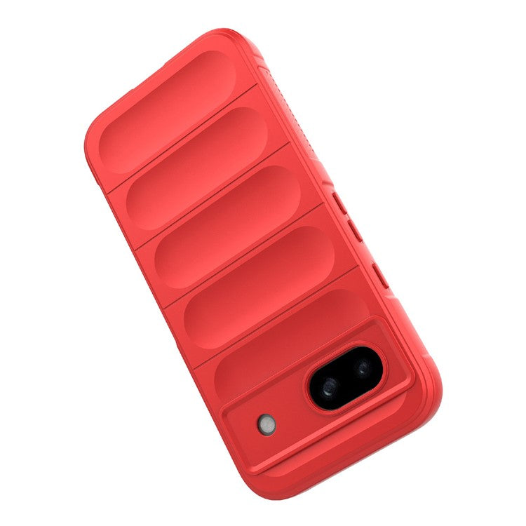 For Google Pixel 8a Case Anti-Drop Mobile Phone TPU Back Cover - Red