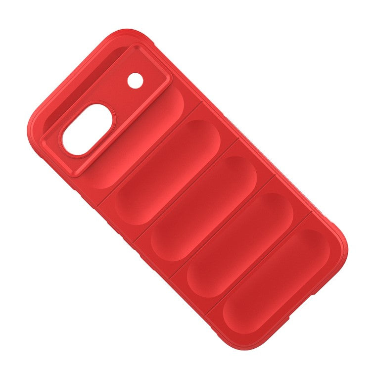 For Google Pixel 8a Case Anti-Drop Mobile Phone TPU Back Cover - Red