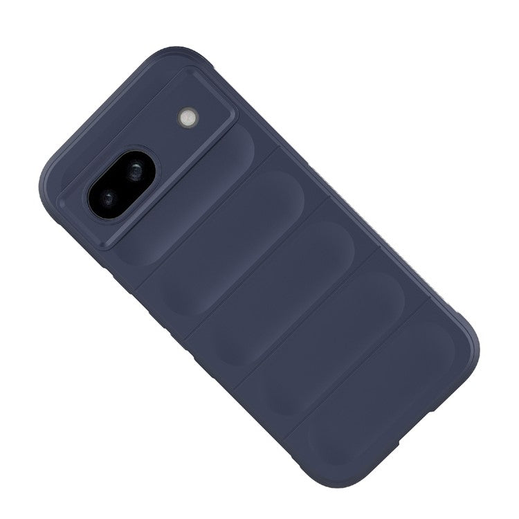 For Google Pixel 8a Case Anti-Drop Mobile Phone TPU Back Cover - Dark Blue