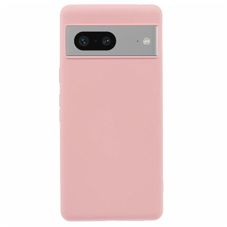 For Google Pixel 7 5G Case Shockproof 2.0mm TPU Flexible Phone Cover - Pink