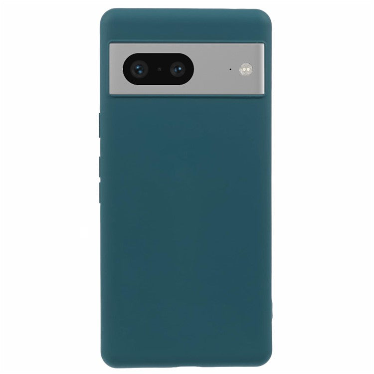 For Google Pixel 7 5G Case Shockproof 2.0mm TPU Flexible Phone Cover - Midnight Green