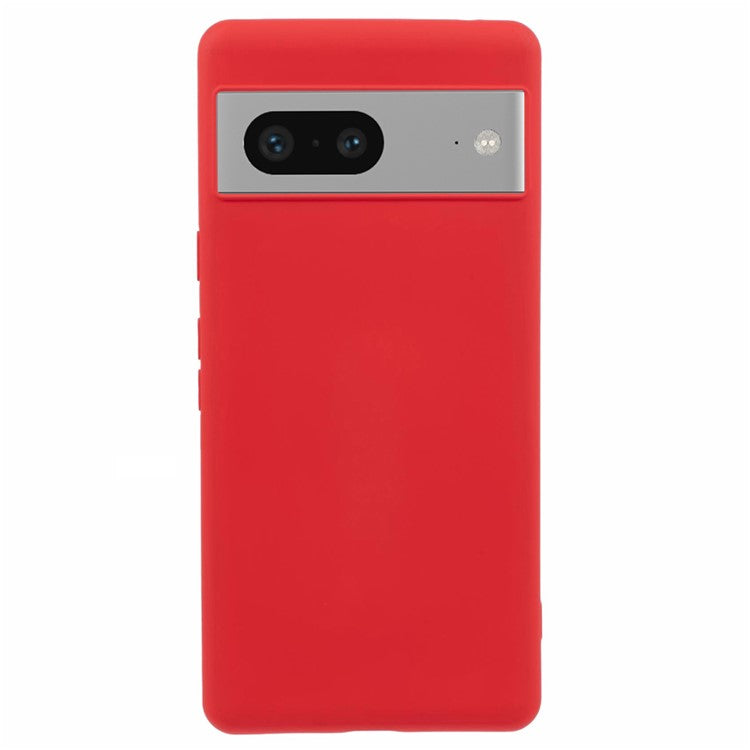 For Google Pixel 7 5G Case Shockproof 2.0mm TPU Flexible Phone Cover - Red