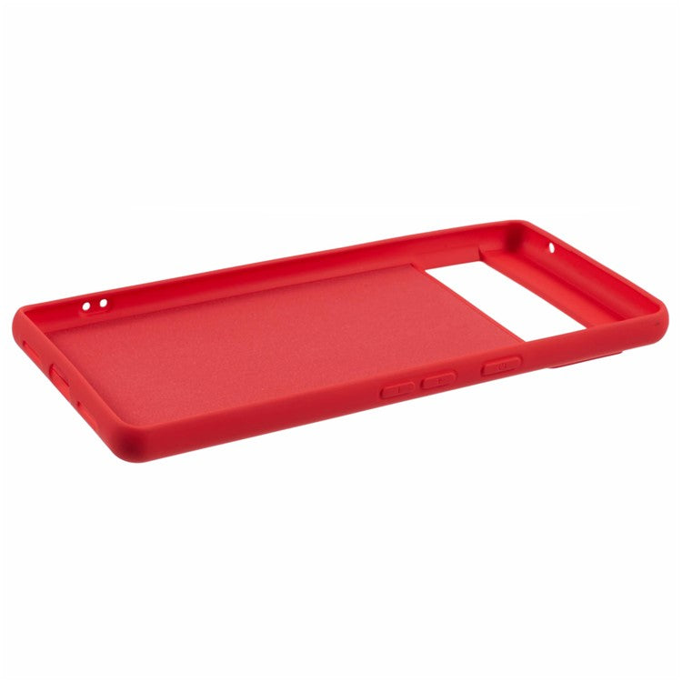 For Google Pixel 7 5G Case Shockproof 2.0mm TPU Flexible Phone Cover - Red