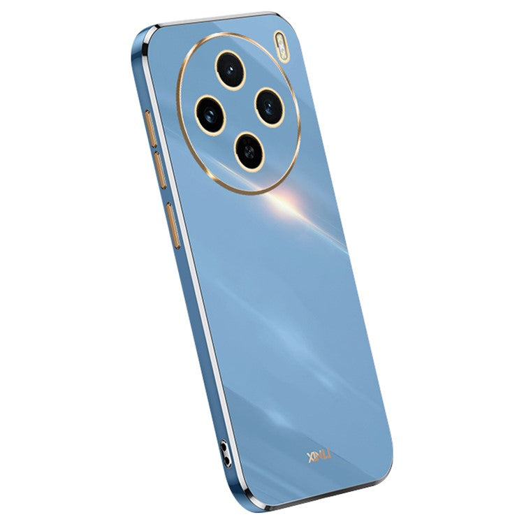 XINLI For vivo X100s 5G Case TPU Electroplating Phone Cover Anti-scratch - Blue