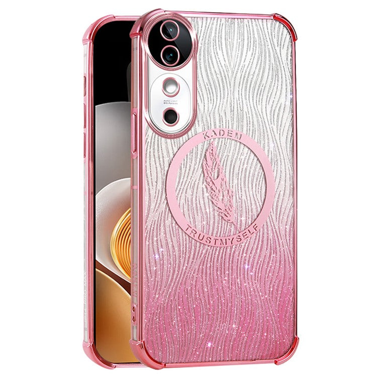 KADEM For vivo S19 5G Case Electroplating Glittery TPU Phone Cover - Pink